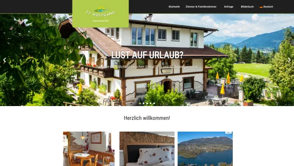 Website Screenshot: Familiengasthof - St. Wolfgang - Willkommen | Familiengasthof St. Wolfgang | 9800 Spittal - Date: 2023-06-14 10:39:45