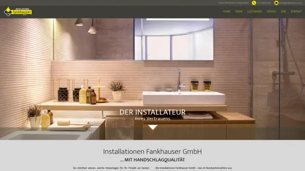 Website Screenshot: Fankhauser - Installationen Fankhauser GmbH - Klimatechnik, Installateur - Installationen Fankhauser GmbH - Date: 2023-06-14 10:39:45