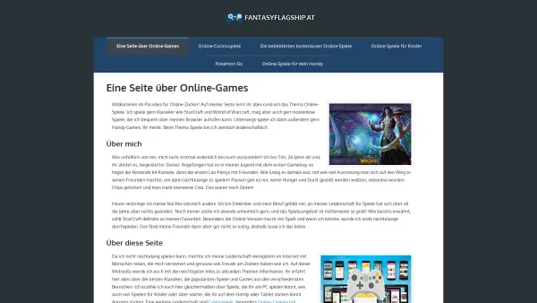 Website Screenshot: Fantasy Flagship - Eine Seite über Online-Games - Fantasyflagship.at - Date: 2023-06-15 16:02:34