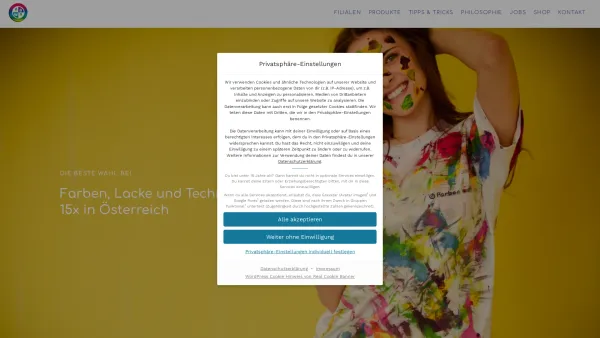 Website Screenshot: Farben Wahl - Fassadenfarbe, Innendispersion und Autolacke - FARBEN WAHL - Date: 2023-06-14 16:35:02