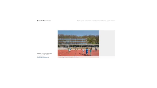 Website Screenshot: Fasch Fuchs ZT index - fasch&fuchs.architekten - Date: 2023-06-14 10:39:45