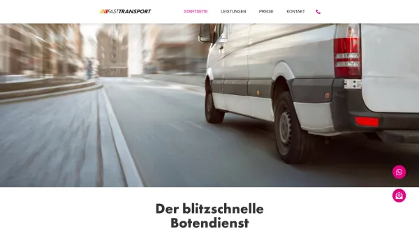 Website Screenshot: Fast Transport e.U. - Fasttransport - Date: 2023-06-22 15:00:45