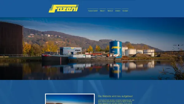 Website Screenshot: Fazeni G.m b. H. SB-Diskont Tankstelle Benzin Diesel Heizöl Biodiesel - Home | Fazeni - Date: 2023-06-14 10:39:45