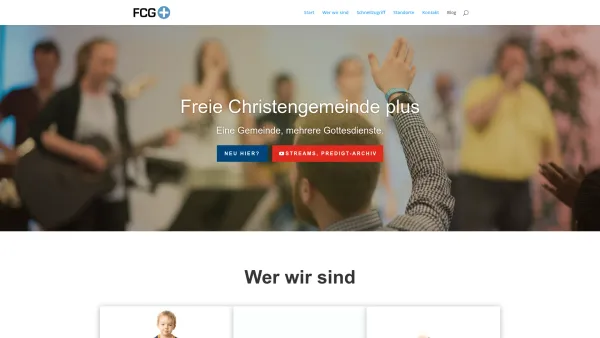 Website Screenshot: Freie Christengemeinde Pfingstgemeinde Linz - fcgplus.at | Jesus verstehen, erleben und weitergeben - Date: 2023-06-22 15:00:45