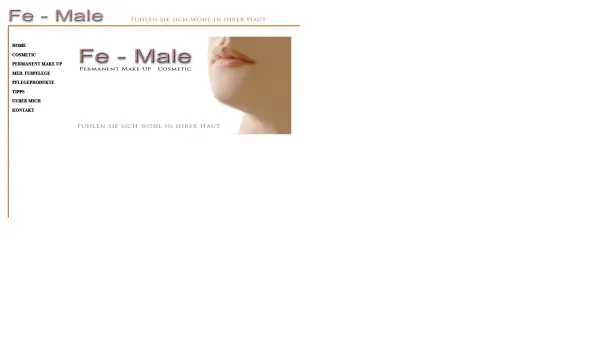 Website Screenshot: Cosmetic Fe-male, Huberta Dietrich - Seite 1 - Date: 2023-06-22 15:00:45