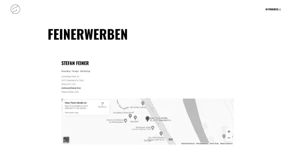 Website Screenshot: feinerwerben Stefan Feiner - Werbeagentur Kitzbühel Oberndorf | Grafik & Webdesign vom Feinsten! - Date: 2023-06-15 16:02:34