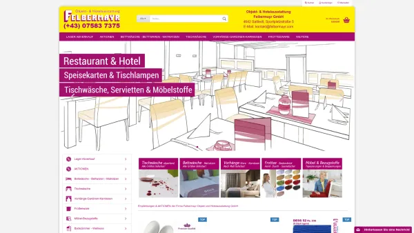 Website Screenshot: Objekt- & Hotelausstattung - Felbermayr GmbH - Objekt & Hotelausstattung Felbermayr - Objekt & Hotelausstattung Felbermayr - Date: 2023-06-22 15:11:23