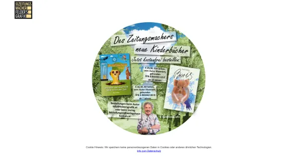 Website Screenshot: FELDER\'S GRAFIK Paul Felder Grafikdesign - Felders Grafik - Der Zeitungsmacher - Date: 2023-06-26 10:26:19