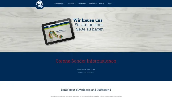 Website Screenshot: Wirtschaftstreuhand GMBH Christian Feldhofer - Feldhofer Wirtschaftstreuhand GmbH - Steuerberatung Amstetten - home - Date: 2023-06-22 15:11:23