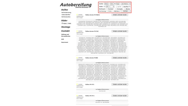 Website Screenshot: tyreshop.at - Autobereifung Dietrich Brunner - Reifen und Felgen - Sommerreifen, Ganzjahresreifen, Winterreifen - Date: 2023-06-14 10:39:48