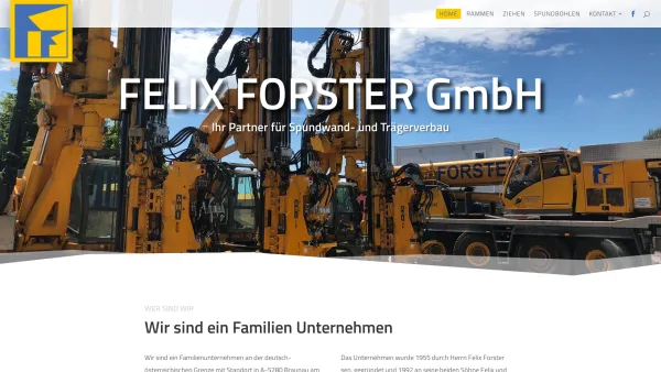 Website Screenshot: Felix Forster Bau-GmbH - Felix FORSTER GmbH | A-5280 Braunau am Inn - Date: 2023-06-22 15:11:23