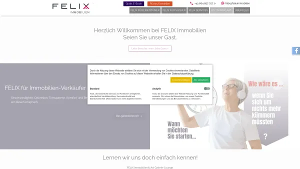 Website Screenshot: felix-immobilien - Felix Immobilien - Immobilie trifft Kunst - FELIX Immobilien - Date: 2023-06-22 15:11:23