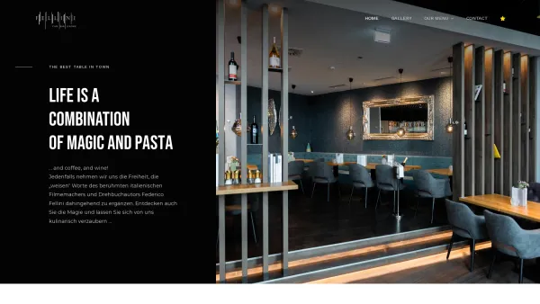 Website Screenshot: Fellini Italien von früh bis spät - Fellini Restaurant - Cafe | Bar | Lounge - Date: 2023-06-22 15:11:23