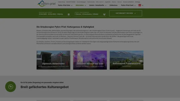 Website Screenshot: Österreichisches Felsbildermuseum - Pyhrn-Priel Museumswelt - Date: 2023-06-22 15:00:49