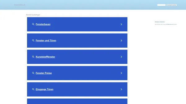 Website Screenshot: Franz Tischlerei NAGLDomavon dln internet service provider - fensterbau.at - Diese Website steht zum Verkauf! - Informationen zum Thema fensterbau. - Date: 2023-06-22 15:00:49