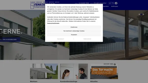 Website Screenshot: Fensterprofi Fensterhandels GmbH - Fensterprofi Fensterhandel aus Kaindorf/Sulm - Date: 2023-06-22 15:00:50