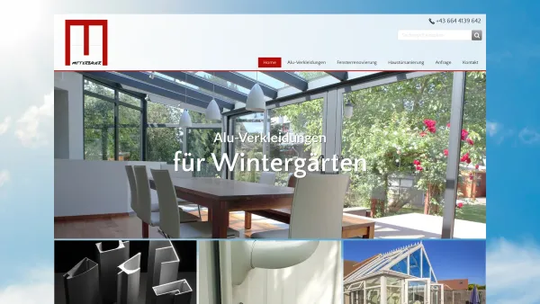 Website Screenshot: Mitterbauer Alfred Aluverkleidung für Holzfenster - Fenstersanierung Oberoesterreich - Date: 2023-06-26 10:26:19