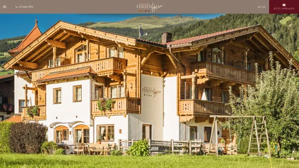 Website Screenshot: Apart Hotel Ferien-Heim - Apartments & Ferienwohnungen Zillertal | Aparthotel Ferien-Heim - Date: 2023-06-14 10:39:48