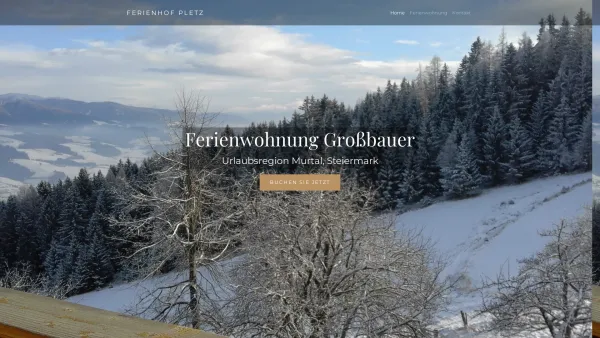 Website Screenshot: Ferienhof Pletz Fam. Monika und Robert Pletz vlg. Grossbauer - Ferienhof Pletz | Homepage - Date: 2023-06-22 15:00:50