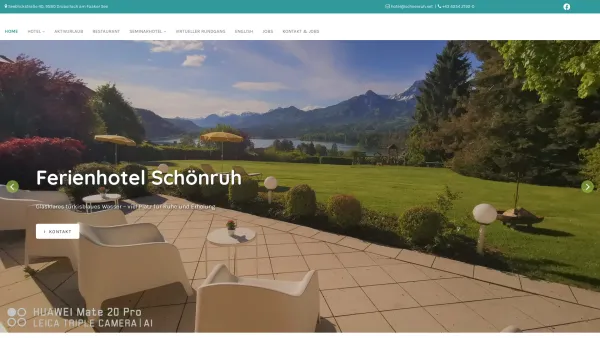 Website Screenshot: Ferienhotel Schönruh - Ferienhotel Schönruh in Drobollach am Faaker See - Date: 2023-06-22 15:11:23