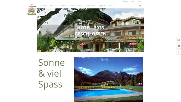 Website Screenshot: Hotel Ferienpark Putz - herzlich Willkommen | Ferienpark Putz - Familienhotel am Golfplatz GC Drautal - Date: 2023-06-22 15:11:23