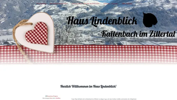 Website Screenshot: Ferienwohnung Hörhager Haus Lindenblick - Willkommen - Date: 2023-06-22 15:13:25