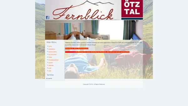 Website Screenshot: Gästehaus Fernblick - Home - Date: 2023-06-22 15:13:25