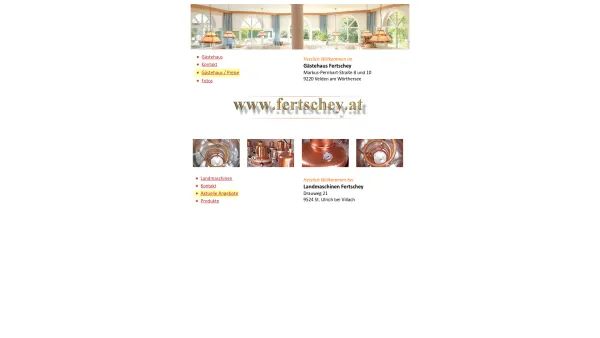 Website Screenshot: Gästehaus bei Fertschey.at - Willkommen bei Fertschey.at - Date: 2023-06-22 15:13:25