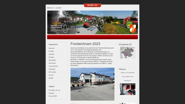 Website Screenshot: Freiwillige Feuerwehr St. Marienkirchen am FF St. Marienkirchen/H - FF St. Marienkirchen - Date: 2023-06-22 15:00:53