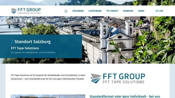 Website Screenshot: FFT Tape Solutions GmbH - FFT Tape Solutions Salzburg - FFT Group - Date: 2023-06-22 15:00:53