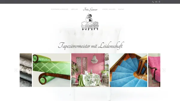 Website Screenshot: Tapezierermeister Fritz Ganser - Fritz Ganser – Tapeziermeister Fritz Ganser - Date: 2023-06-15 16:02:34