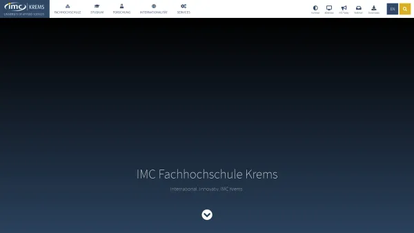 Website Screenshot: IMC Fachhochschule Krems - IMC Fachhochschule Krems - Date: 2023-06-22 15:00:53