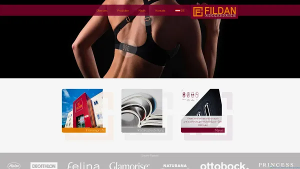 Website Screenshot: Fildan Accessoires - Startseite - fildan.com - Date: 2023-06-14 10:37:07
