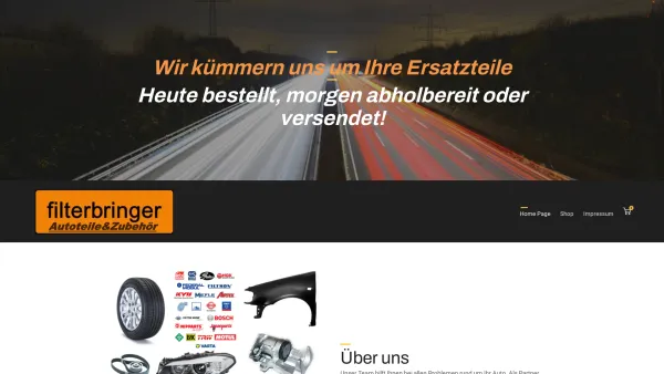 Website Screenshot: Filterbringer Autoteile OG - filterbringer - Date: 2023-06-22 15:11:27