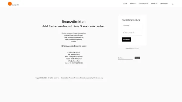 Website Screenshot: Finanzdirekt - Domain - Date: 2023-06-14 10:39:51