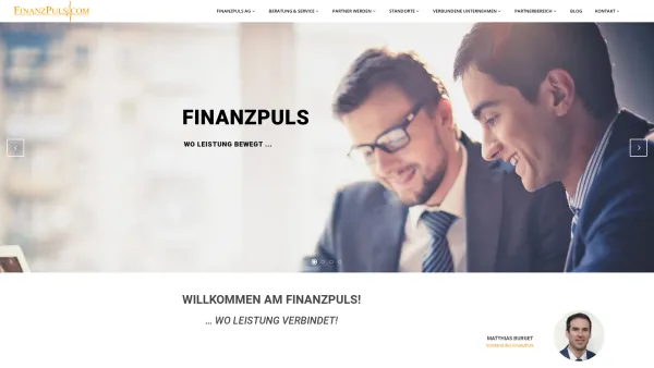 Website Screenshot: Gerhard Sieder Partner am FinanzPuls - FinanzPuls | Wo Leistung bewegt ... - Date: 2023-06-14 10:39:51