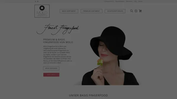 Website Screenshot: Shells Fingerfood Intro - Fingerfood online bestellen | Fingerfood by MOLO Wien - Date: 2023-06-22 15:00:56