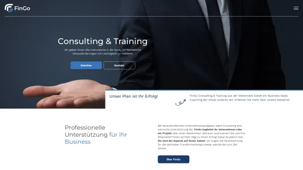 Website Screenshot: FINGO media - FinGo GmbH | Consulting und Training für Ihr Business - Date: 2023-06-22 15:00:56