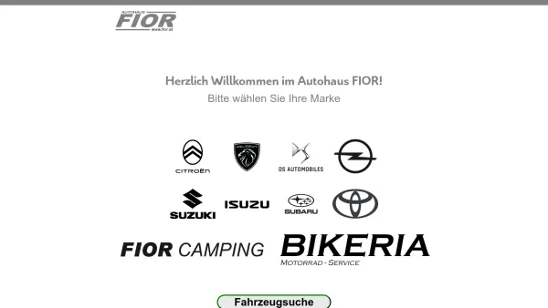 Website Screenshot: Autohaus Fior - Autohaus FIOR | Ihr Partner für CITROËN, DS, OPEL und PEUGEOT - Date: 2023-06-22 15:00:56
