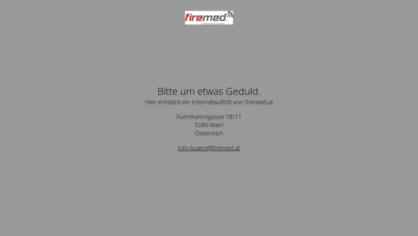 Website Screenshot: Firemed Austria - Wartung - Date: 2023-06-22 15:00:56