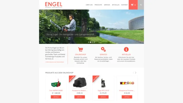Website Screenshot: Landtechnik - Autoanhänger - Engel .:. Ihr Kleingeräte und Garagentorprofi - Date: 2023-06-22 15:00:56