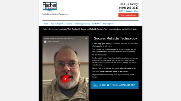 Website Screenshot: Fischer - IT Solutions & Consulting - Home - Fischer IT Solutions - Date: 2023-06-22 15:00:56