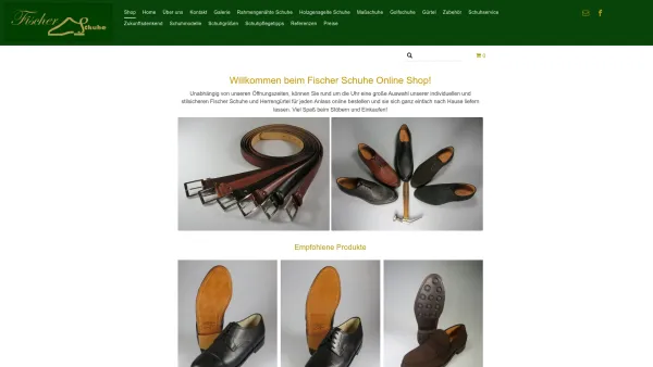 Website Screenshot: SCHUHE Fischer Java Check - Fischer Schuhe - Herrenschuhe in hervorragender Qualität - Date: 2023-06-22 15:11:27
