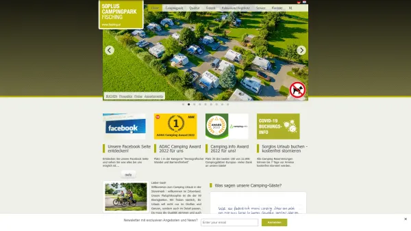 Website Screenshot: 50plus Campingpark Fisching - 50Plus Campingpark Fisching - Camping Urlaub in der Steiermark - - Date: 2023-06-22 15:11:27
