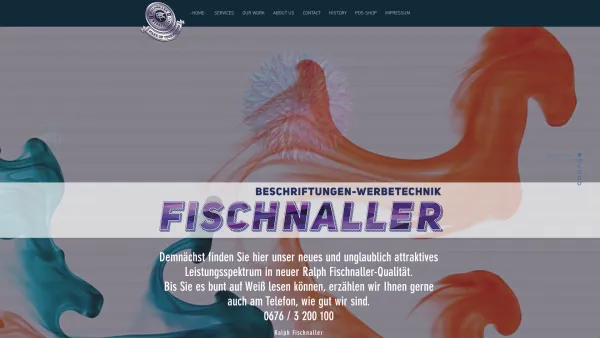 Website Screenshot: Beschriftungen Werbetechnik, Fischnaller Ralph; - Fischnaller Werbe- u. Beschriftungen Ralph Fischnaller, linz - Date: 2023-06-14 10:39:51