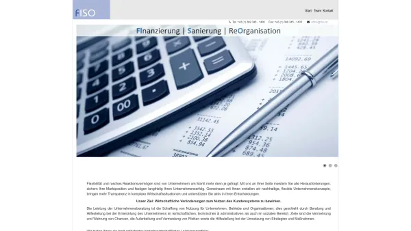 Website Screenshot: FISO Consulting GmbH Start - FISO Consulting GmbH - FISO Consulting GmbH - Start - Date: 2023-06-22 15:15:44