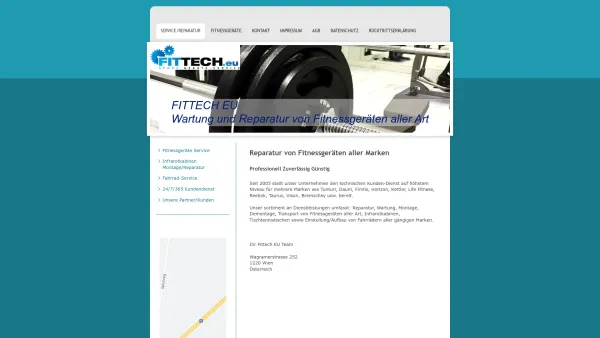 Website Screenshot: Fittech EU - Verkauf, Reparatur, Montage von Fitnessgeräten - Date: 2023-06-15 16:02:34