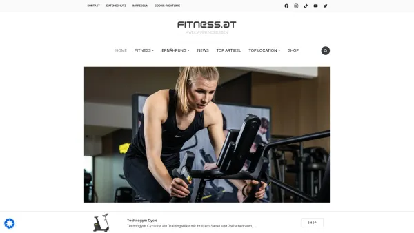 Website Screenshot: Fitness.at - Fitness.at - #weilwirfitnessleben - Date: 2023-06-22 15:15:44