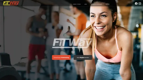 Website Screenshot: Fitway Fitnesscenter - FITWAY Fitnesscenter - SWEAT FOR YOUR BODY - Date: 2023-06-22 15:15:43