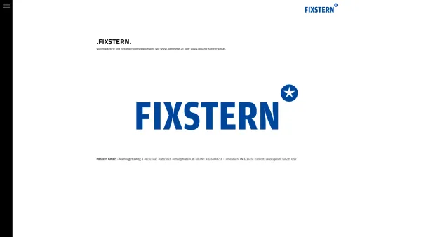 Website Screenshot: Webagentur Fixstern GmbH - Fixstern GmbH - Fixstern.at - Date: 2023-06-22 15:15:44
